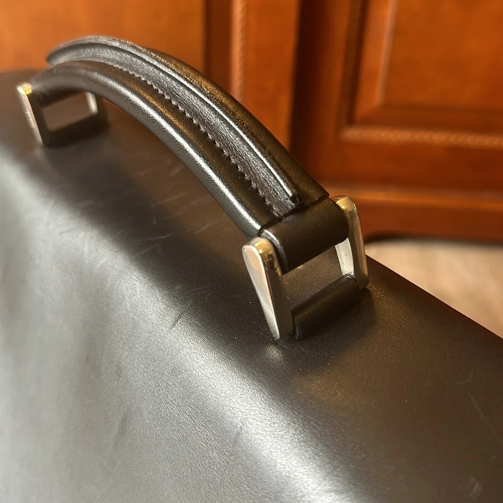 Prada Briefcase In Leather - Picture 6 of 14